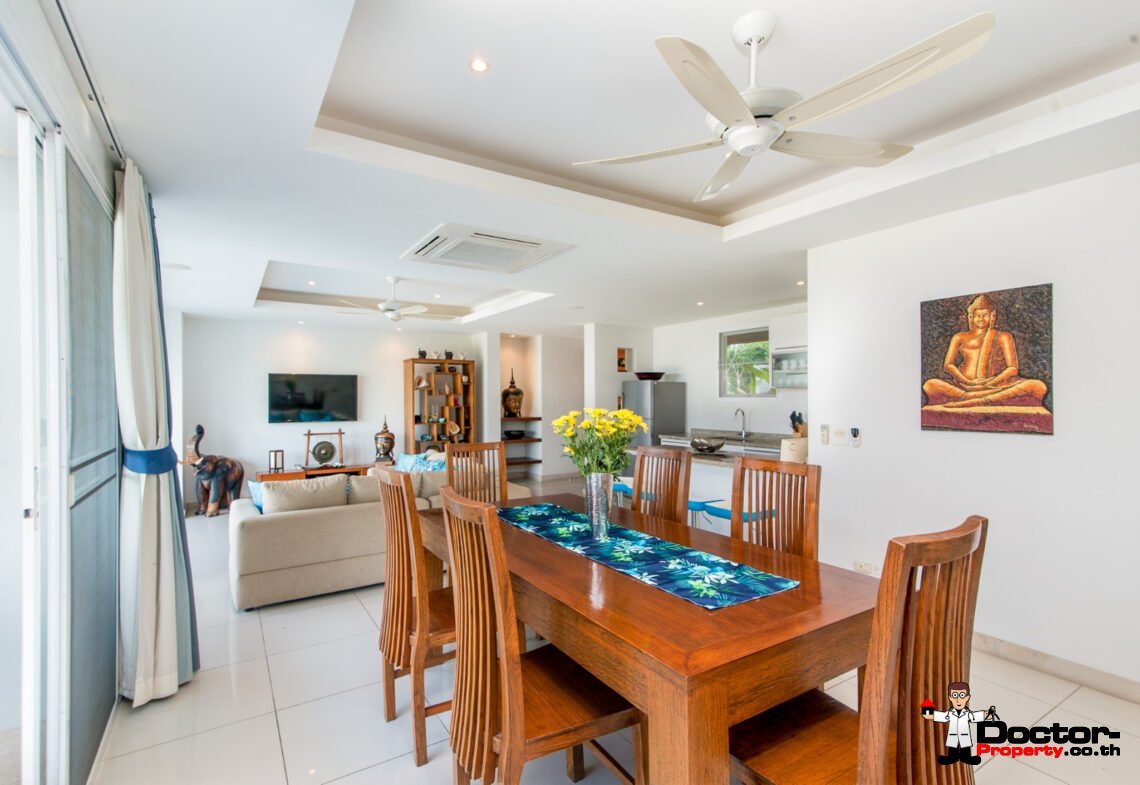 3 Bedroom Private Pool Villa with Sea View in Choeng Mon, Koh Samui – For Sale